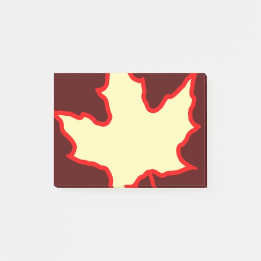 Herfst Leaf Post-it® Notes (Voorkant)