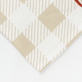 Herfst Leaf & Pset Baby's Eerste Thanksgiving Fleece Deken (Hoek)