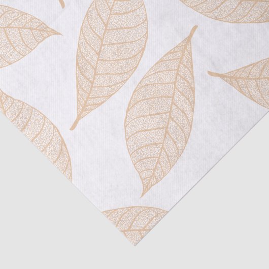 Herfst Leaf Skeletons Tissuepapier (Detail)