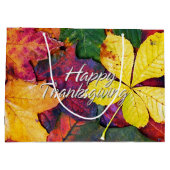 Herfst Leaves 5 Large Cadeauzakje (Achterkant)