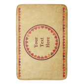 herfst leder hart oud papier badmat (Voorkant Verticaal)