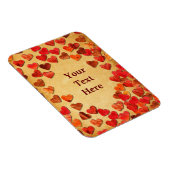 herfst leder hart oud papier magneet (Rechterzijde)