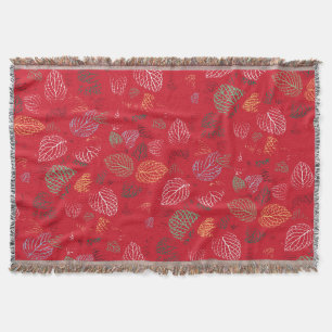 Herfst, lederen patroon deken