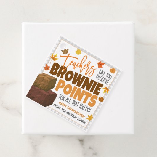 Herfst  Leerkrachten Gift Labels (In situ)