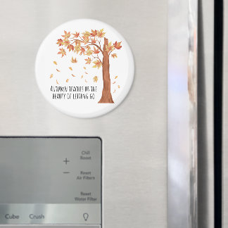 Herfst leert ons magneet - Inspirerend Herfst Quot