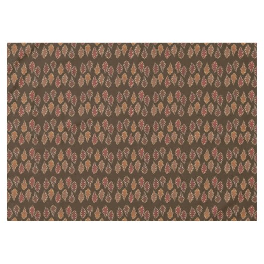 Herfst lekt met gloed op aangepaste kleuren tafelkleed (Voorkant (Horizontaal))