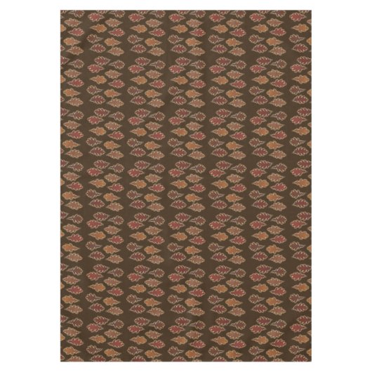 Herfst lekt met gloed op aangepaste kleuren tafelkleed (Voorkant)