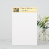 Herfst lekt - van het bureau van ...  Briefpapier (Staand voorkant)