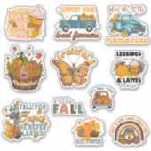 Herfst Liefhebber Sticker Pack (Voorkant)