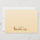 Herfst Lijst Uitnodiging (Achterkant)