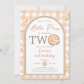 Herfst Little Cutie Pie is 2 jaar oud Kaart (Voorkant)