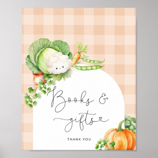 Herfst Lokaal geteelde boeren markt Boeken en gesc Poster (Voorkant)