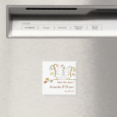 Herfst Lovebirds Save the Date Magnets Magneet (Insitu (Vaatwasser))