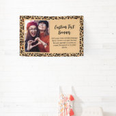 Herfst Luipaardprint met Eigen Foto Spandoek (Insitu)