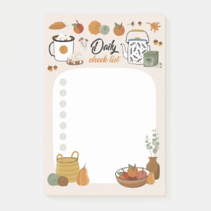 Herfst Madeliefje Checklijst Post-It Notities Post-it® Notes