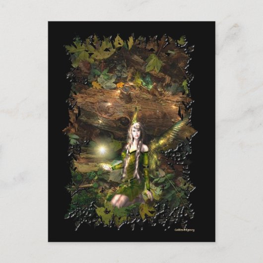 Herfst Magic Fairy Briefkaart (Voorkant)