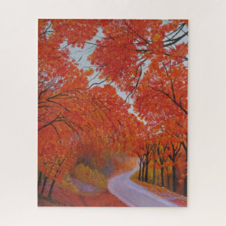 Herfst Maple Daejeon Korea Legpuzzel