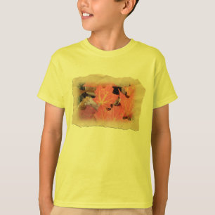 Herfst Maple laat coördinerende items over T-shirt