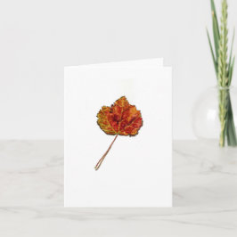 Herfst Maple Leaf Kaart