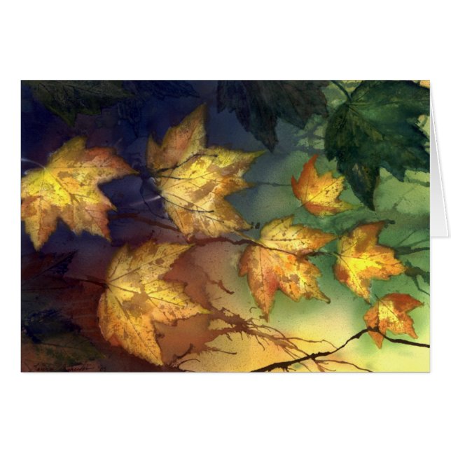 Herfst Maple Leaves (Voorkant Horizontaal)