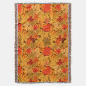 Herfst Maple Leaves Deken (Voorkant Verticaal)