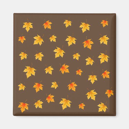 Herfst Maple Leaves Magneet (Voorkant)