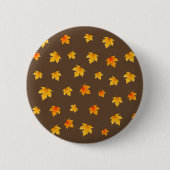 Herfst Maple Leaves Ronde Button 5,7 Cm (Voorkant)