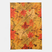 Herfst Maple Leaves Theedoek (Verticaal)