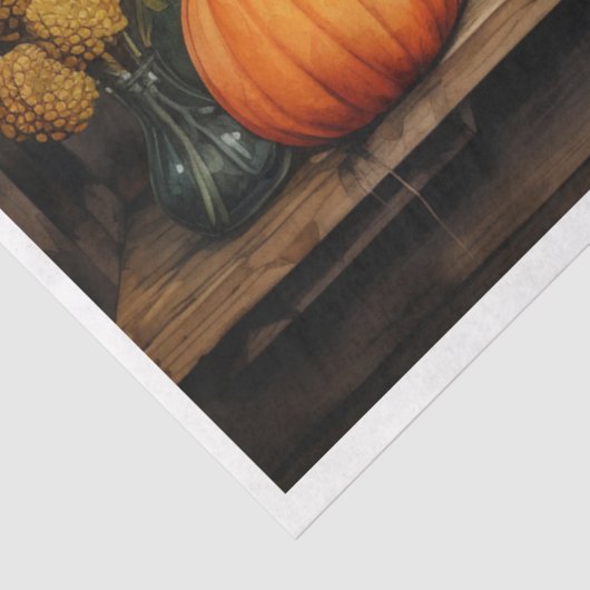 Herfst Mason Jars Tissuepapier (Detail)