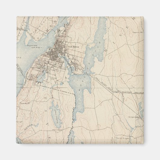 Herfst, Massachusetts Magneet (Voorkant)