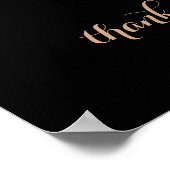 Herfst Meadow Wild Floral Repetitie Diner Welkom Poster (Hoek)