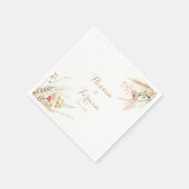 Herfst Meadow Wild Floral Wedding Servet (Hoek)
