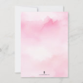 Herfst Meisje Baby Douche Uitnodigingen Little Pum (Achterkant)