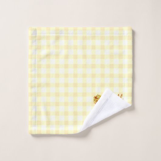 Herfst mengt fiets bad handdoek (Wasdoekje)