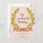 herfst met vakantie bewegend briefkaart (Voorkant / Achterkant)