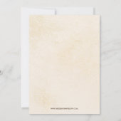 herfst met witte pompoenen - uitnodiging voor het (Achterkant)