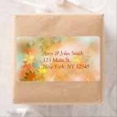 Herfst mist retour adreslabels autm3 etiket (Insitu)