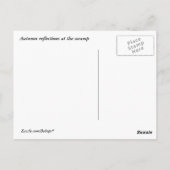 Herfst Moeras Briefkaart (Achterkant)