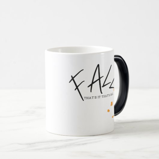 Herfst Mok 11oz, Schattigee Herfst Mok, Mok, Herfs (Voorkant rechts)