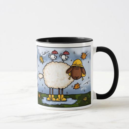 herfst - mok schapen (Rechts)