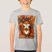 Herfst Mood Tri-Blend Shirt (Voorkant)
