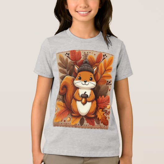 Herfst Mood Tri-Blend Shirt (Voorkant)