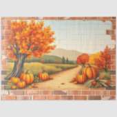 Herfst Mooie Moderne Happy Thanksgiving Tissuepapier (Voorkant)