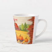 Herfst Mooie Trendy Happy Thanksgiving Latte Mok (Rechts)