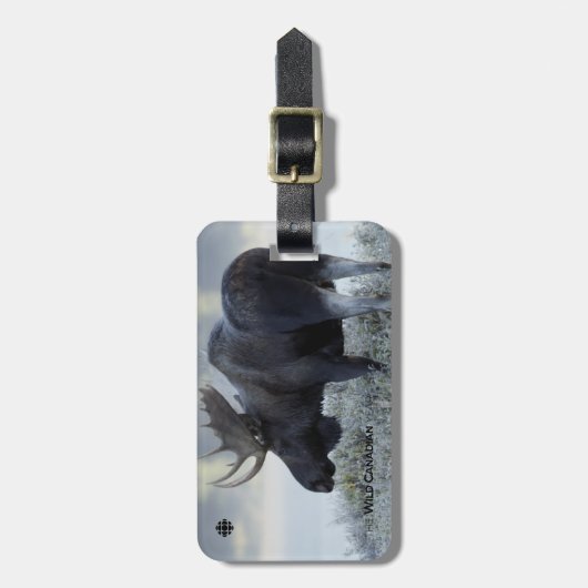 Herfst - Moose Bagagelabel (Voorkant verticaal)