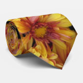 Herfst Mums Stropdas (Opgerold)