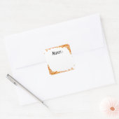 Herfst Naam Sticker voor Bulletin Boards (Envelop)