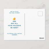 Herfst naar Kerst Briefkaart Blauwgroen – Candy Co (Achterkant)