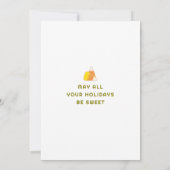 Herfst naar kerst Wenskaart - Candy Corn Tree Kaart (Achterkant)