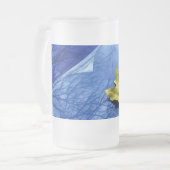 Herfst naar winter matglas bierpul (Voorkant links)